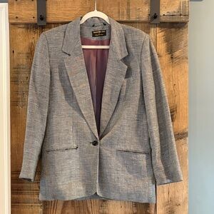 Collectible Gold by Giorgio Sant Angelo Single-Button Blazer